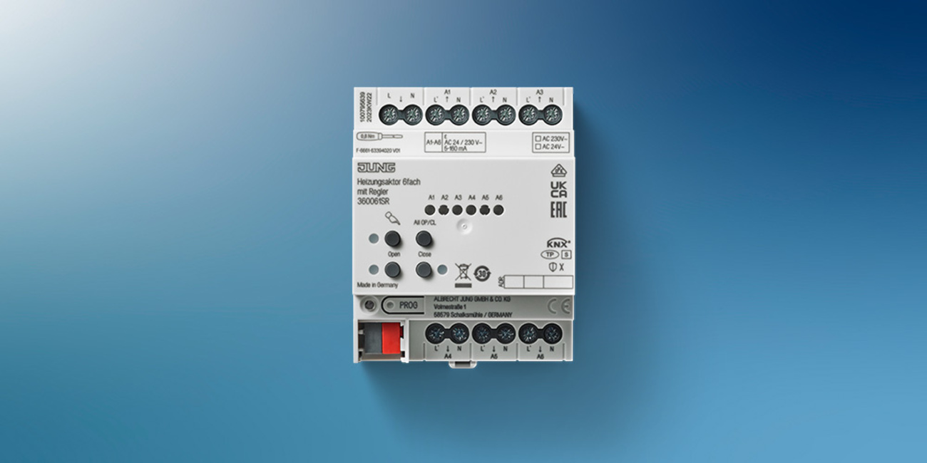 KNX Heizungsaktor 6-fach bei ESP Elektrotechnik GmbH & Co. KG in Leutershausen